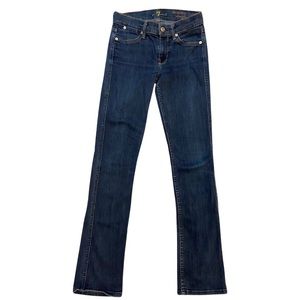 7 For All Mankind the Modern Straight jeans in dark wash size 25 good condition